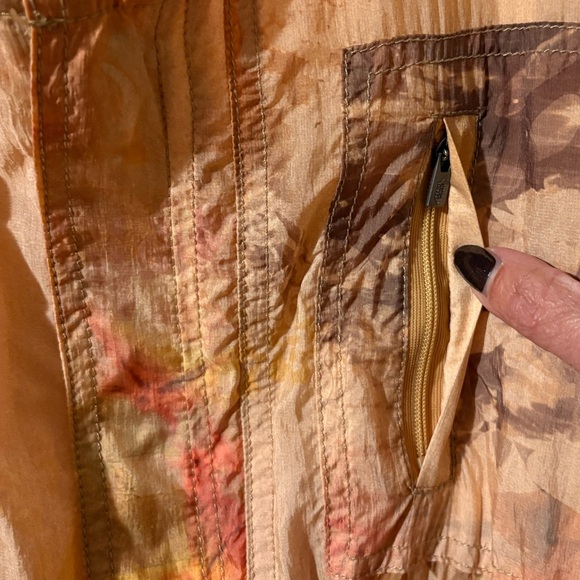 FP Movement by Free People Peach Floral Jumpsuit with Embroidered design. Small - Picture 10 of 14